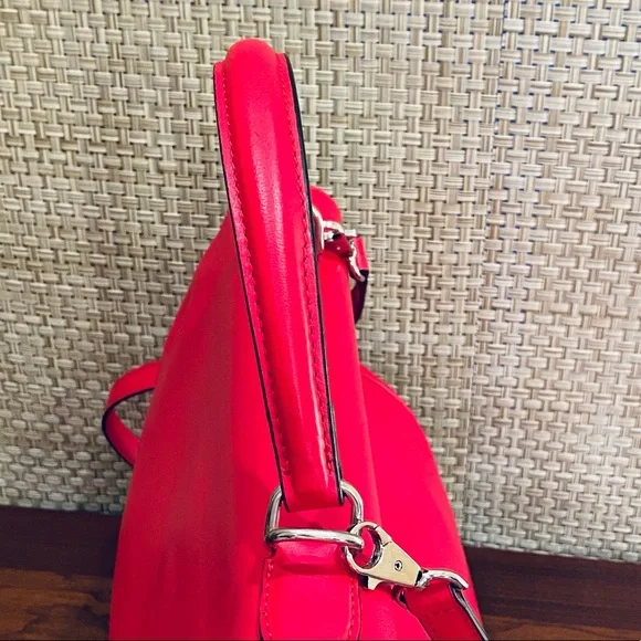 🌟10xHP🌟VTG 2000 NWOT Laurent Effel Red Kid Leather Satchel & Dog Collar Italy - Picture 9 of 15